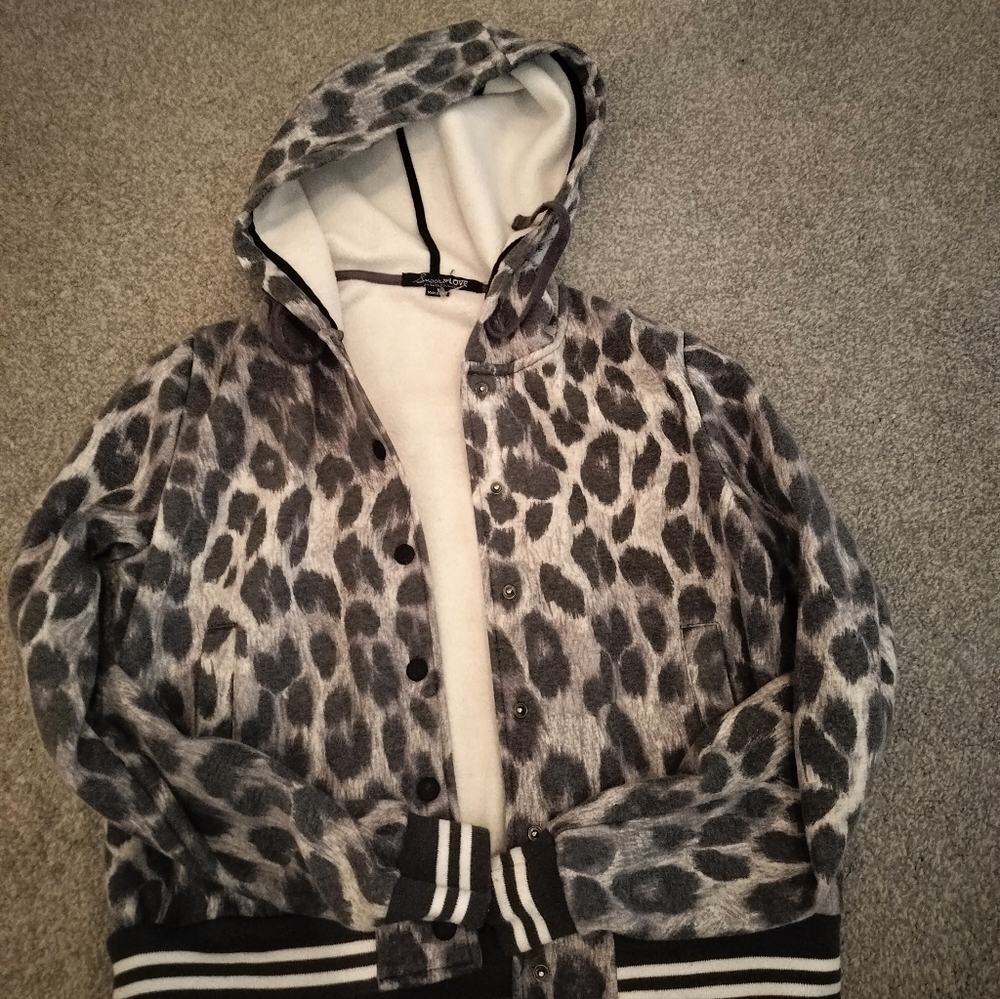 Jacket size large animal print